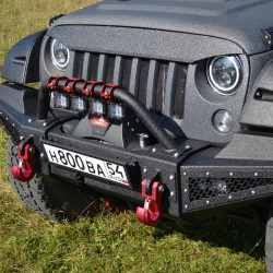 Бампер силовой передний BMS PRO-Line для Jeep Wrangler JK 2007+