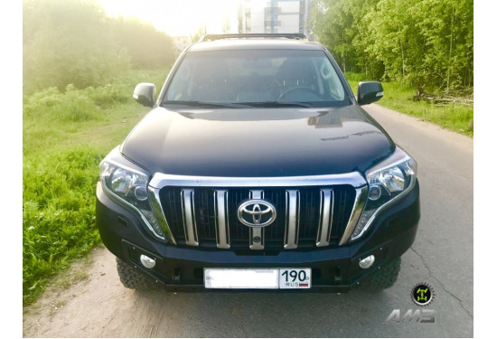 Бампер силовой передний АМЗ для Toyota Land Cruiser Prado 150 2013-2017