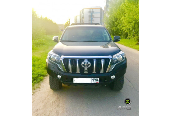 Бампер силовой передний АМЗ для Toyota Land Cruiser Prado 150 2013-2017