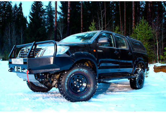 Силовые пороги АМЗ для Toyota Hilux 2005+