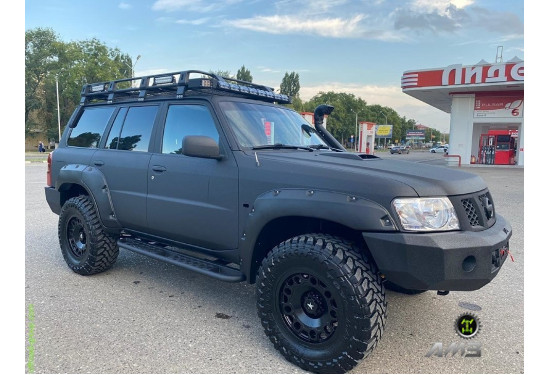 Бампер силовой передний АМЗ для Nissan Patrol Y61 2004+