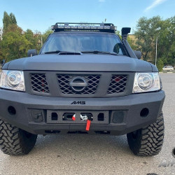 Бампер силовой передний АМЗ для Nissan Patrol Y61 2004+