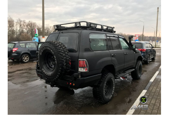 Бампер силовой задний АМЗ для Toyota Land Cruiser 105