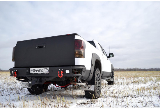 Бампер силовой задний BMS ALFA для Toyota Tundra 2007-2013