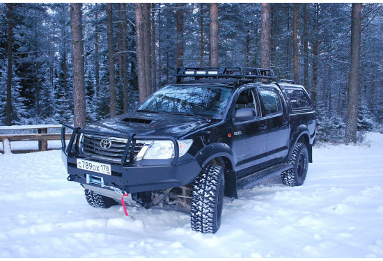 Бампер силовой передний АМЗ для Toyota Hilux 2005+