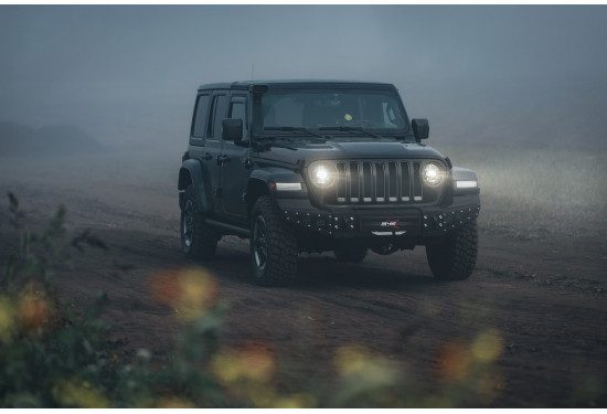 Бампер силовой передний BMS PRO-Line для Jeep Wrangler JL 2018+