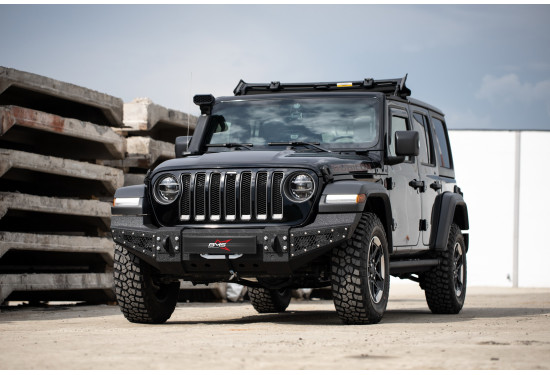 Бампер силовой передний BMS PRO-Line для Jeep Wrangler JL 2018+