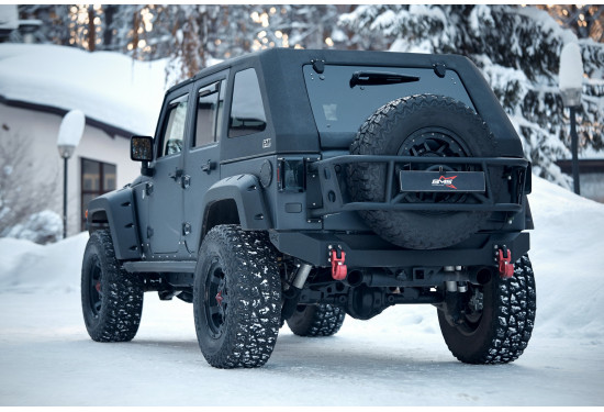 Бампер силовой задний BMS PRO-Line для Jeep Wrangler JK 2006+