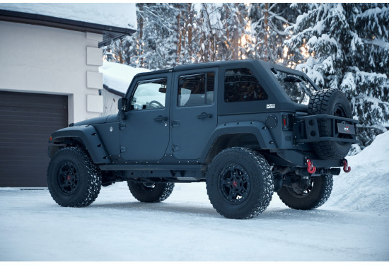 Бампер силовой задний BMS PRO-Line для Jeep Wrangler JK 2006+