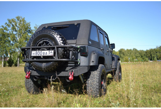 Бампер силовой задний BMS PRO-Line для Jeep Wrangler JK 2006+