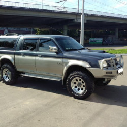 Бампер силовой передний АМЗ для Mitsubishi L200 III 1996-2006