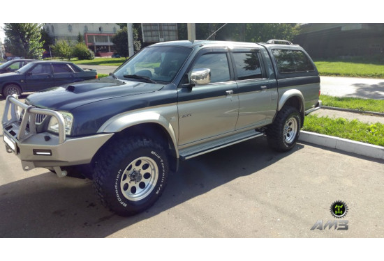 Бампер силовой передний АМЗ для Mitsubishi L200 III 1996-2006