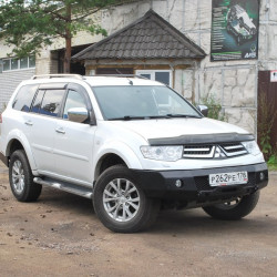 Бампер силовой передний АМЗ для Mitsubishi Pajero Sport 2008-2017