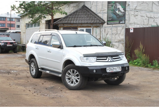 Бампер силовой передний АМЗ для Mitsubishi Pajero Sport 2008-2017