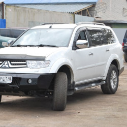 Бампер силовой передний АМЗ для Mitsubishi Pajero Sport 2008-2017