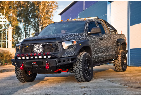 Бампер силовой передний BMS ALFA для Toyota Tundra 2014+