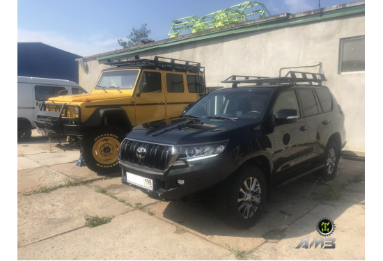 Бампер силовой передний АМЗ для Toyota Land Cruiser Prado 150 2017-2023