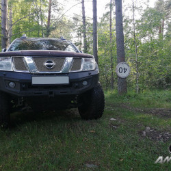 Бампер силовой передний АМЗ для Nissan Pathfinder R51/Navara D40 2004-2009