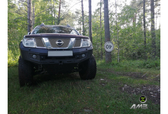 Бампер силовой передний АМЗ для Nissan Pathfinder R51/Navara D40 2004-2009