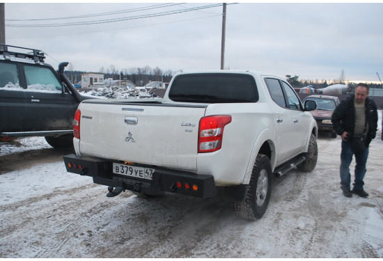 Бампер силовой задний АМЗ для Mitsubishi L200 V 2015-2019