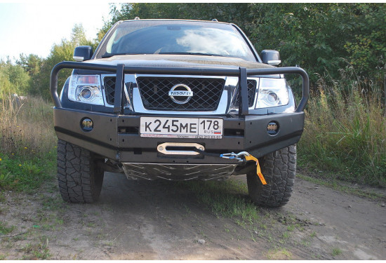 Защита днища АМЗ для Nissan Pathfinder R51 2004-2014