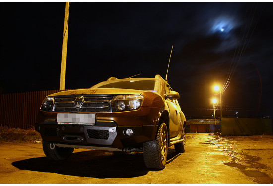 Бампер силовой передний АМЗ для Renault Duster