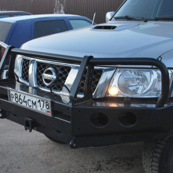 Бампер силовой передний АМЗ для Nissan Patrol Y61 2004+