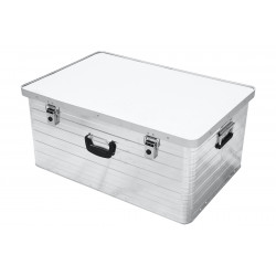 Алюминиевый ящик РИФ усиленный с замком 800х540х365 мм (ДхШхВ)