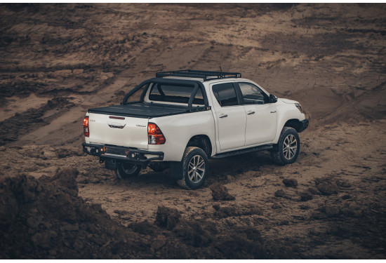 Бампер силовой задний BMS ALFA для Toyota Hilux 2015+