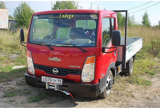 Бампер силовой передний АМЗ для Nissan Cabstar 2007-2014