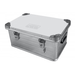 Алюминиевый ящик РИФ усиленный с замком 582х385х277 мм (ДхШхВ)