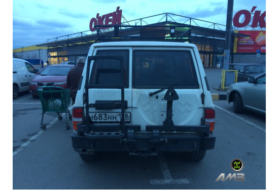 Бампер силовой задний АМЗ для Nissan Patrol Y60