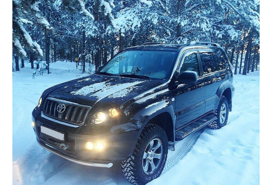 Силовые пороги АМЗ для Toyota Land Cruiser Prado 120