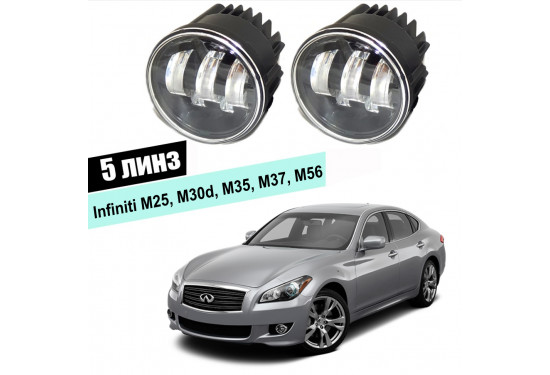 Светодиодные противотуманные LED фары для Infiniti M IV 2010-2013