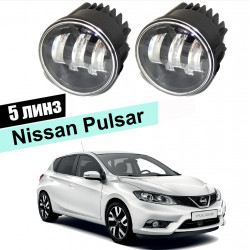 Светодиодные противотуманные LED фары для Nissan Pulsar