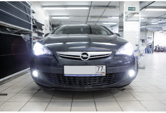 Светодиодные противотуманные LED фары для Opel Astra G