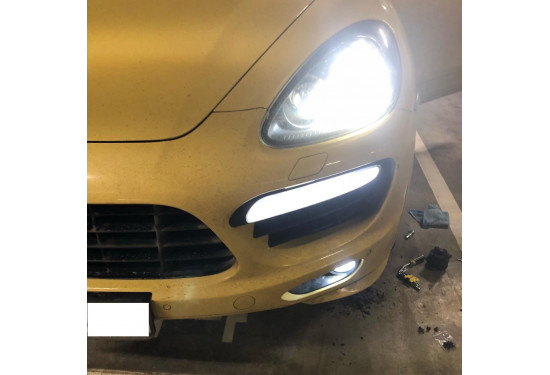 Светодиодные противотуманные LED фары для Porsche Cayenne II 958 2010-2018