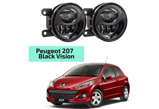 Светодиодные противотуманные LED фары для Peugeot 207 2006-2015