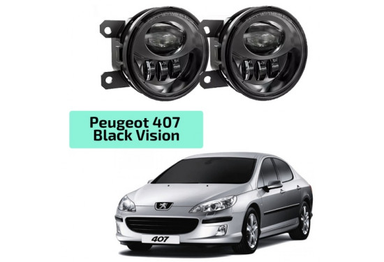 Светодиодные противотуманные LED фары для Peugeot 407 2004-2011