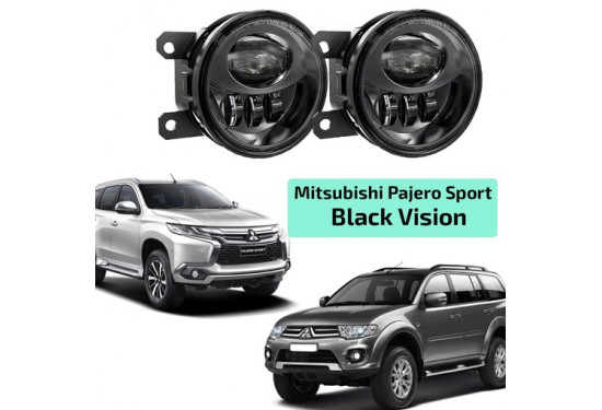 Светодиодные противотуманные LED фары для Mitsubishi Pajero Sport II/III 2008-2021