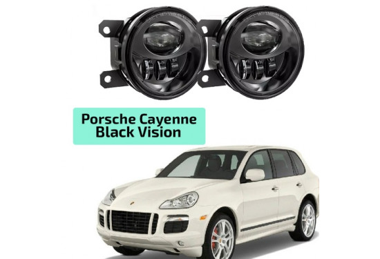 Светодиодные противотуманные LED фары для Porsche Cayenne II 958 2010-2018