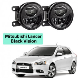 Светодиодные противотуманные LED фары для Mitsubishi Lancer X рестайлинг 2011-2017