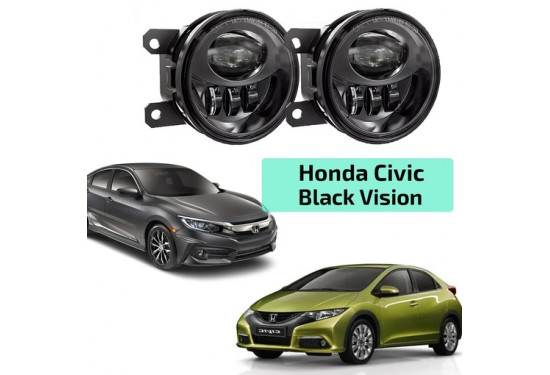 Светодиодные противотуманные LED фары для Honda Civic IX 2011-2017 и Honda Civic X 2015+