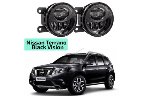 Светодиодные противотуманные LED фары для Nissan Terrano III 2014+