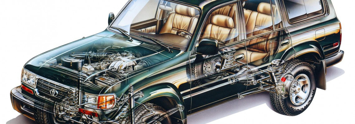 Разгруженные и полуразгруженные полуоси Toyota Land Cruiser 80