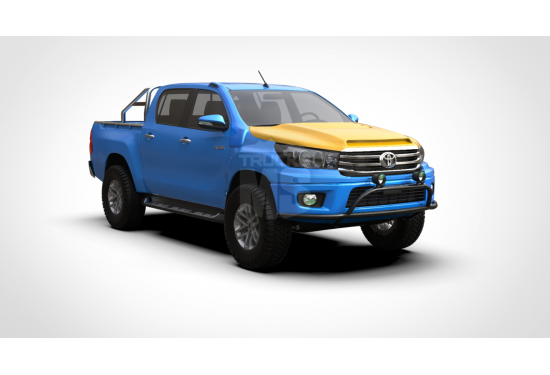 Пластиковый капот Toyota Hilux 2015+